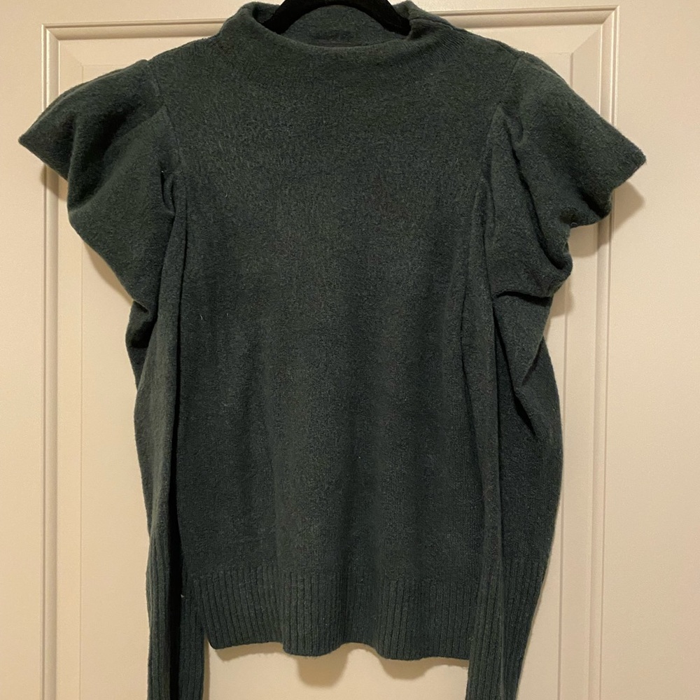 Hunter green sweater. Express